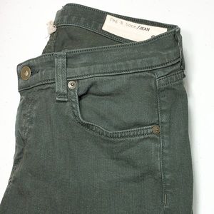 Rag and Bone Dre boyfriend jeans Dark green